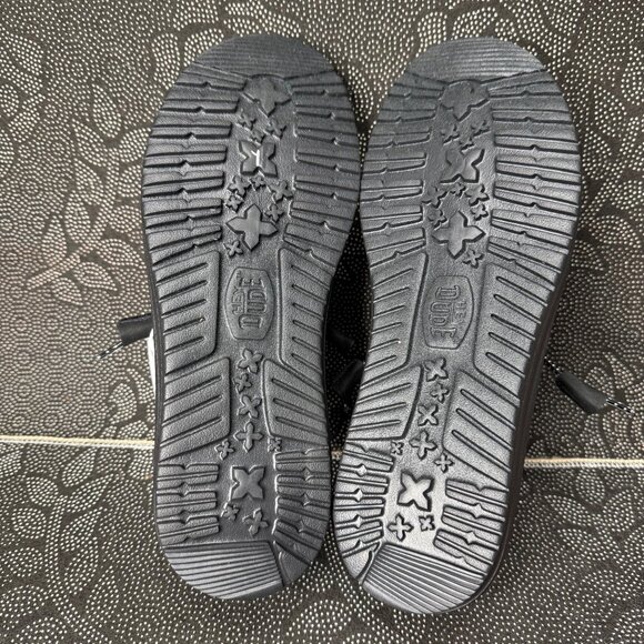 Hey Dude Mens Wally Sport Knit Black Shoes Size M12 Comfortable & Lightweight - Picture 6 of 7